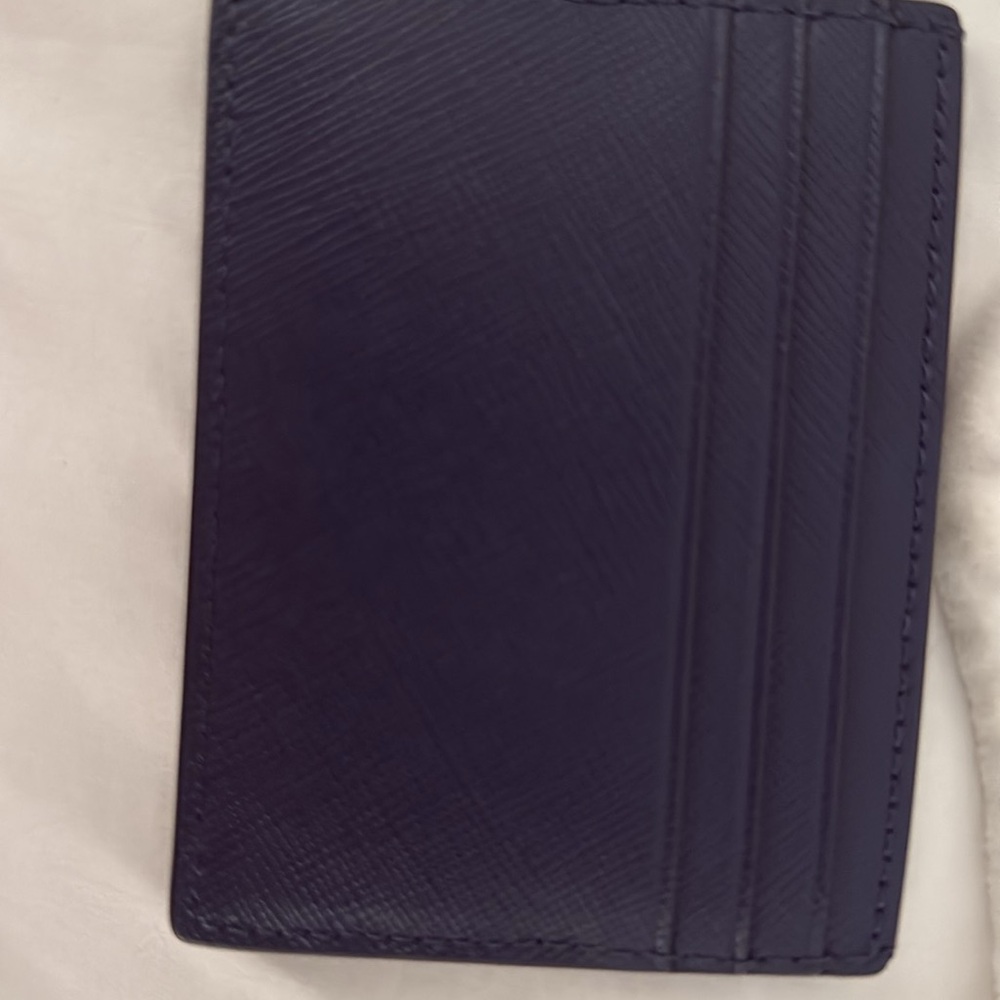 Kate Spade Blue Key Card Holder Sleek Design - Picture 2 of 2